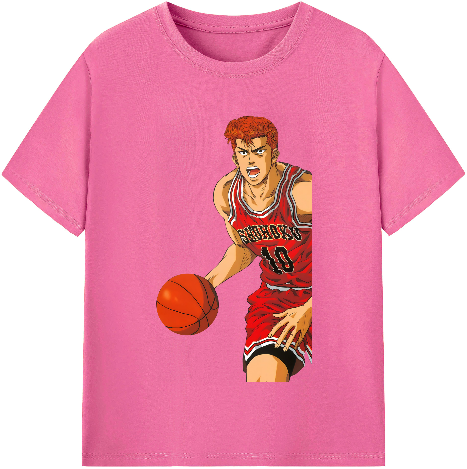 （画像用） SLAM DUNK／スラムダンク レディースカジュアルプリントTシャツ（綿100％）